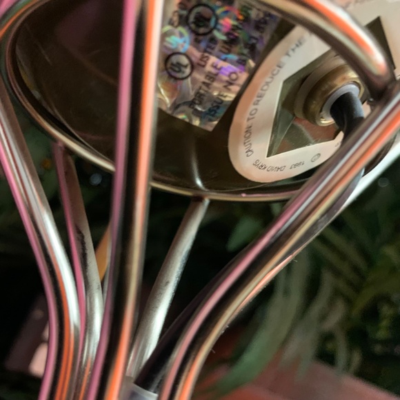 Original vintage David Krys 1993 metal martini glass light - Picture 5 of 6